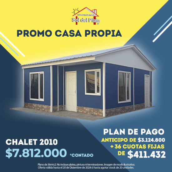 PROMO CASA PROPIA - Noviembre/ Diciembre 2024 - Constructora Sol del Plata